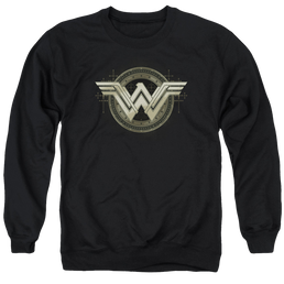 Batman v Superman Ancient Emblems - Men's Crewneck Sweatshirt Men's Crewneck Sweatshirt Batman   