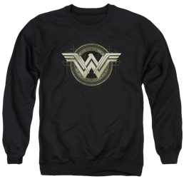 Batman v Superman Ancient Emblems - Men's Crewneck Sweatshirt Men's Crewneck Sweatshirt Batman   