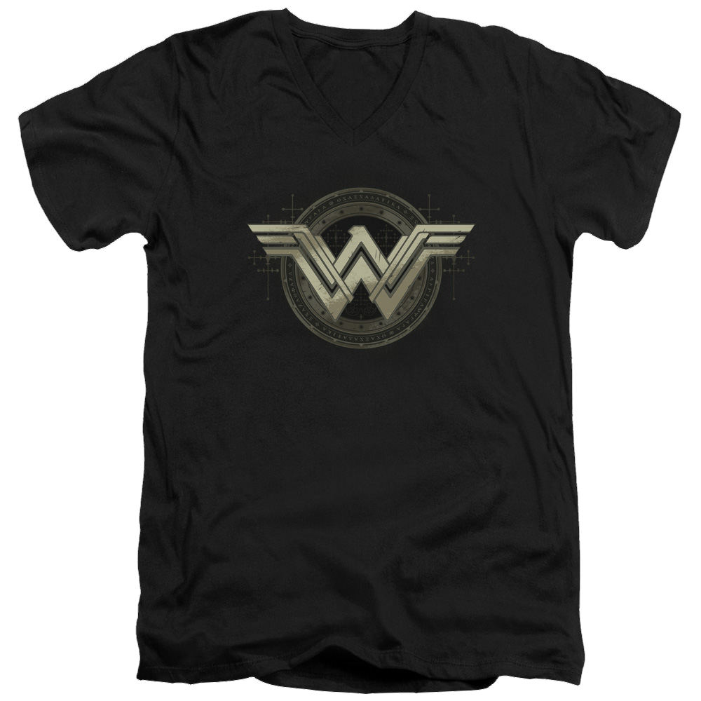 Batman v Superman Ancient Emblems - Men's V-Neck T-Shirt Men's V-Neck T-Shirt Batman   