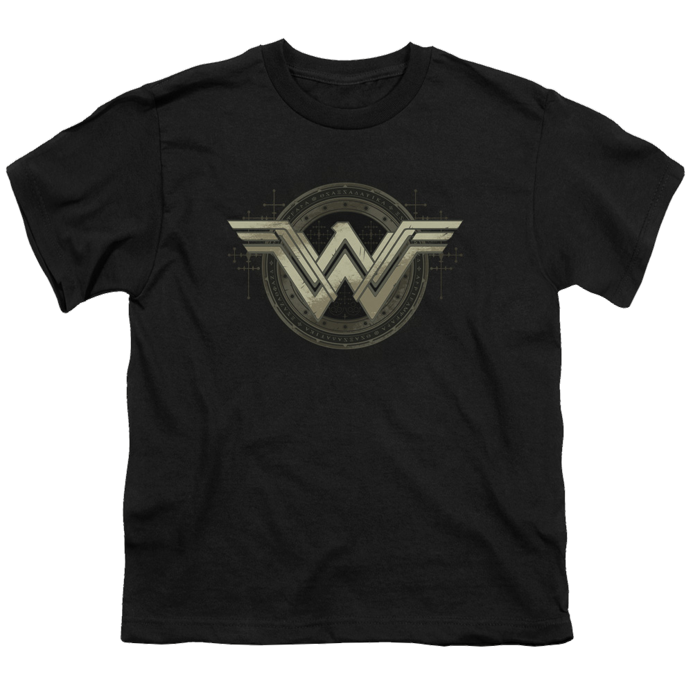 Batman v Superman Ancient Emblems - Youth T-Shirt Youth T-Shirt (Ages 8-12) Batman   