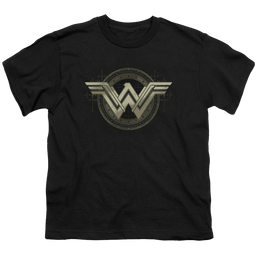 Batman v Superman Ancient Emblems - Youth T-Shirt Youth T-Shirt (Ages 8-12) Batman   