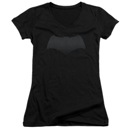 Batman v Superman Batman Logo - Juniors V-Neck T-Shirt Juniors V-Neck T-Shirt Batman   