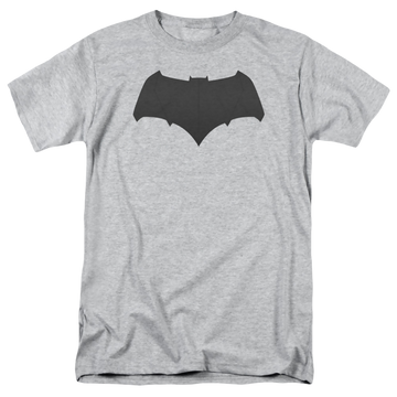 Athletic heather men's regular fit t-shirt with v Superman Batman Logo graphic