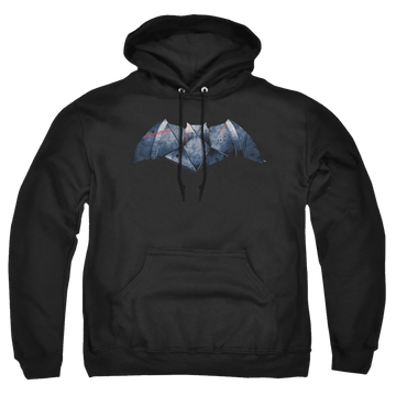 Batman v Superman Plated Bat Logo - Pullover Hoodie Pullover Hoodie Batman   