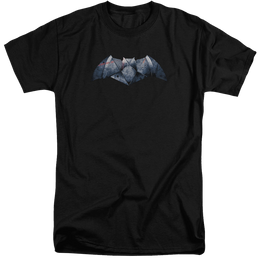 Batman v Superman Plated Bat Logo - Men's Tall Fit T-Shirt Men's Tall Fit T-Shirt Batman   