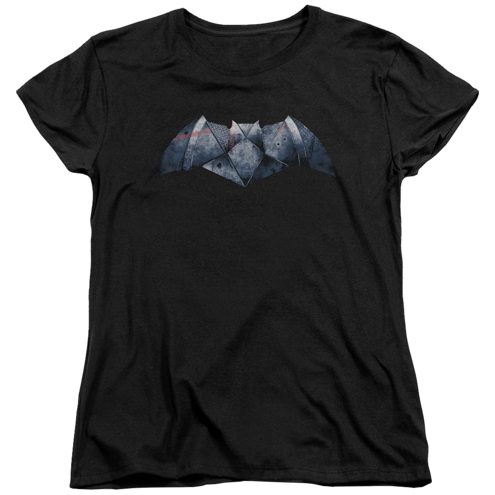 Batman v Superman Plated Bat Logo - Women's T-Shirt Women's T-Shirt Batman   