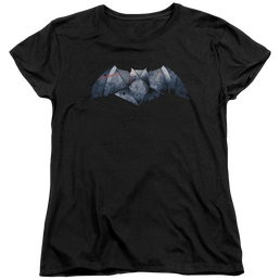 Batman v Superman Plated Bat Logo - Women's T-Shirt Women's T-Shirt Batman   