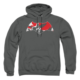 Batman v Superman Armor Splatter Logo - Pullover Hoodie Pullover Hoodie Batman   
