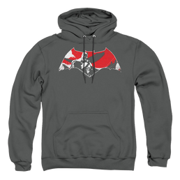 Batman v Superman Armor Splatter Logo - Pullover Hoodie Pullover Hoodie Batman   