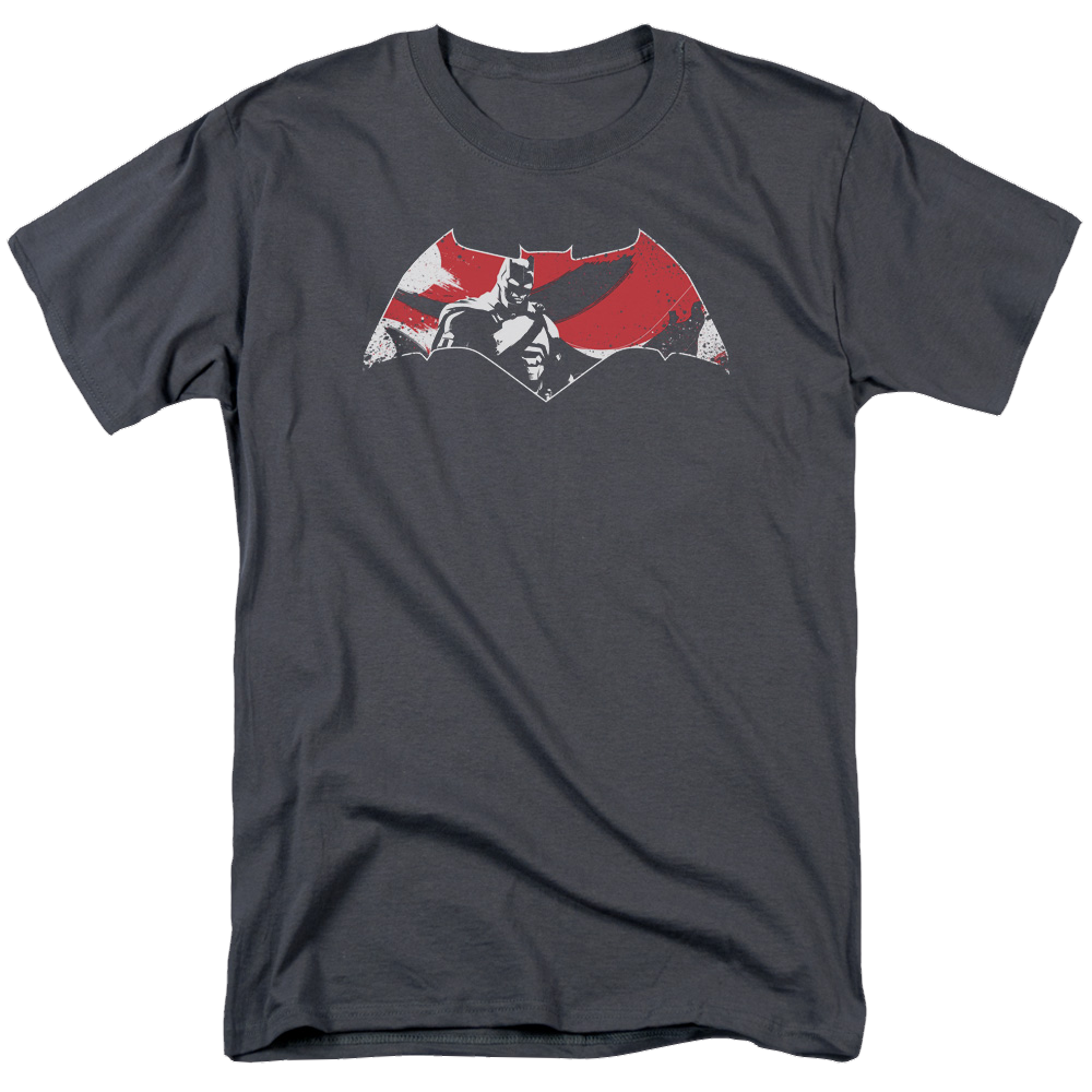 Batman v Superman Armor Splatter Logo - Men's Regular Fit T-Shirt Men's Regular Fit T-Shirt Batman   