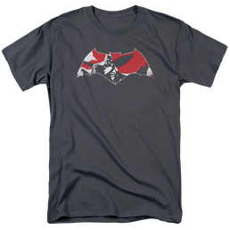 Batman v Superman Armor Splatter Logo - Men's Regular Fit T-Shirt Men's Regular Fit T-Shirt Batman   