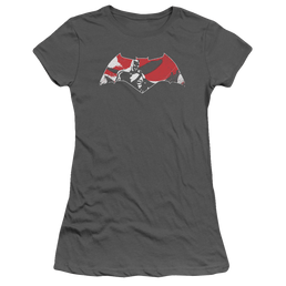 Batman v Superman Armor Splatter Logo - Juniors T-Shirt Juniors T-Shirt Batman   