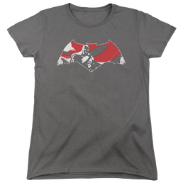 Batman v Superman Armor Splatter Logo - Women's T-Shirt Women's T-Shirt Batman   