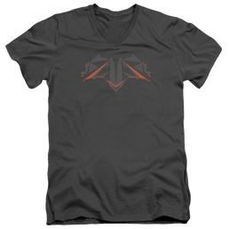 Batman v Superman Tech Bat Logo - Men's V-Neck T-Shirt Men's V-Neck T-Shirt Batman   