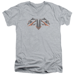 Batman v Superman Tech Bat Logo - Men's V-Neck T-Shirt Men's V-Neck T-Shirt Batman   
