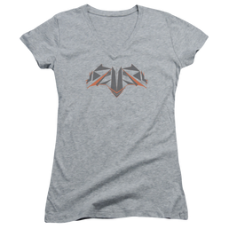 Batman v Superman Tech Bat Logo - Juniors V-Neck T-Shirt Juniors V-Neck T-Shirt Batman   