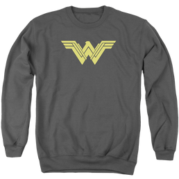 Batman v Superman Clean Line Logo - Men's Crewneck Sweatshirt Men's Crewneck Sweatshirt Batman   