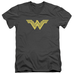 Batman v Superman Clean Line Logo - Men's V-Neck T-Shirt Men's V-Neck T-Shirt Batman   