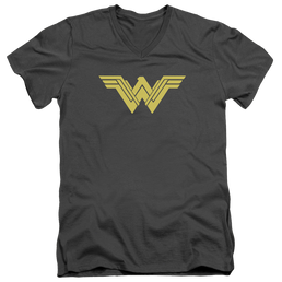Batman v Superman Clean Line Logo - Men's V-Neck T-Shirt Men's V-Neck T-Shirt Batman   