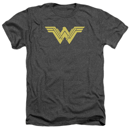 Batman v Superman Clean Line Logo - Men's Heather T-Shirt Men's Heather T-Shirt Batman   