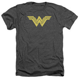 Batman v Superman Clean Line Logo - Men's Heather T-Shirt Men's Heather T-Shirt Batman   