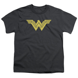Batman v Superman Clean Line Logo - Youth T-Shirt Youth T-Shirt (Ages 8-12) Batman   