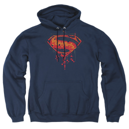 Batman v Superman Tech Super Logo - Pullover Hoodie Pullover Hoodie Batman   