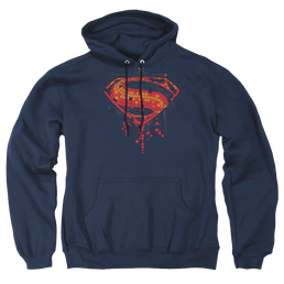 Batman v Superman Tech Super Logo - Pullover Hoodie Pullover Hoodie Batman   