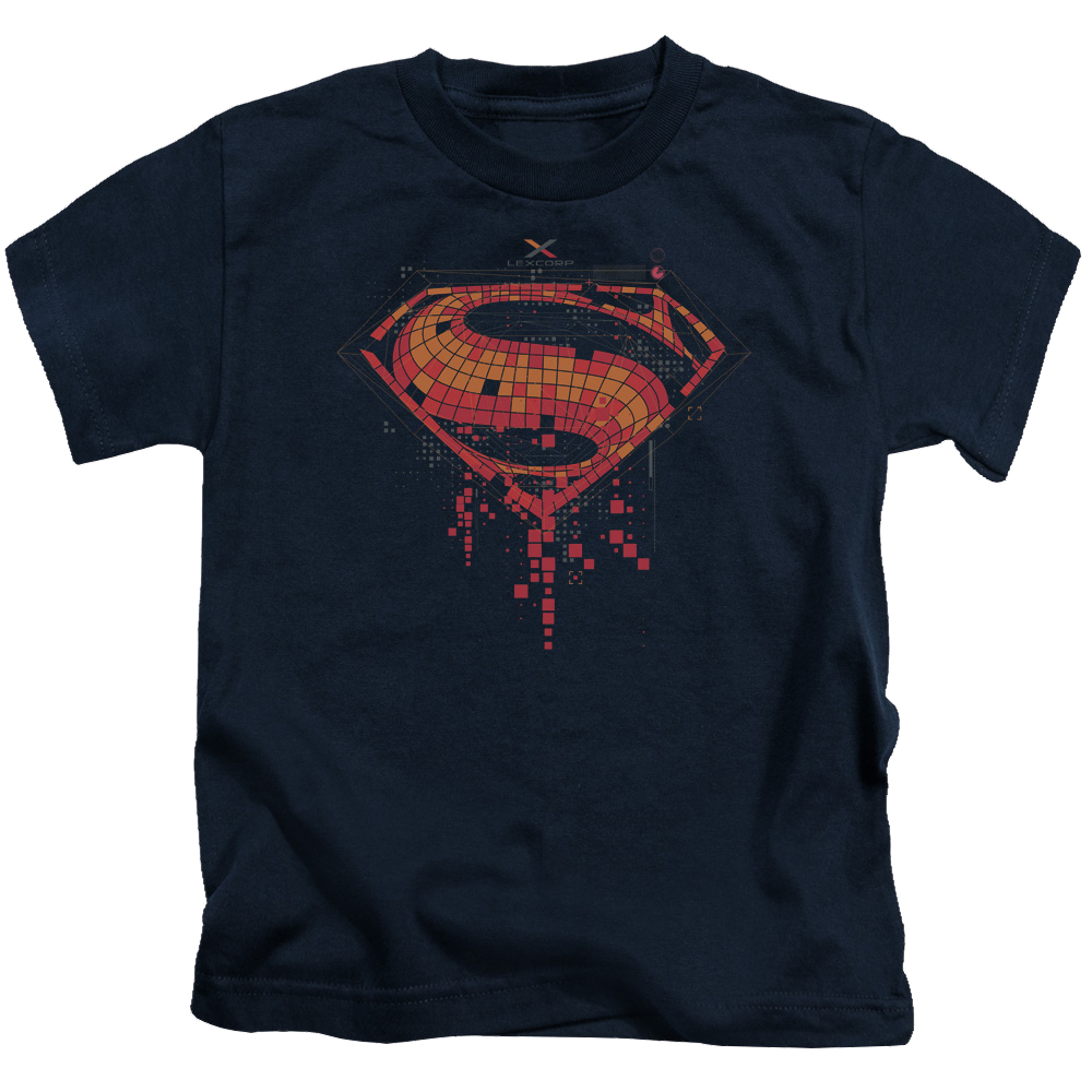 Batman v Superman Tech Super Logo - Kid's T-Shirt Kid's T-Shirt (Ages 4-7) Batman   