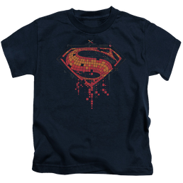 Batman v Superman Tech Super Logo - Kid's T-Shirt Kid's T-Shirt (Ages 4-7) Batman   