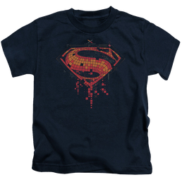 Batman v Superman Tech Super Logo - Kid's T-Shirt Kid's T-Shirt (Ages 4-7) Batman   