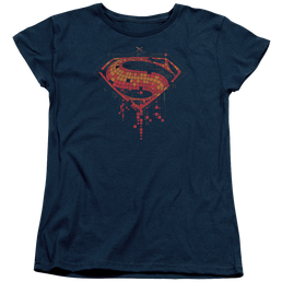 Batman v Superman Tech Super Logo - Women's T-Shirt Women's T-Shirt Batman   