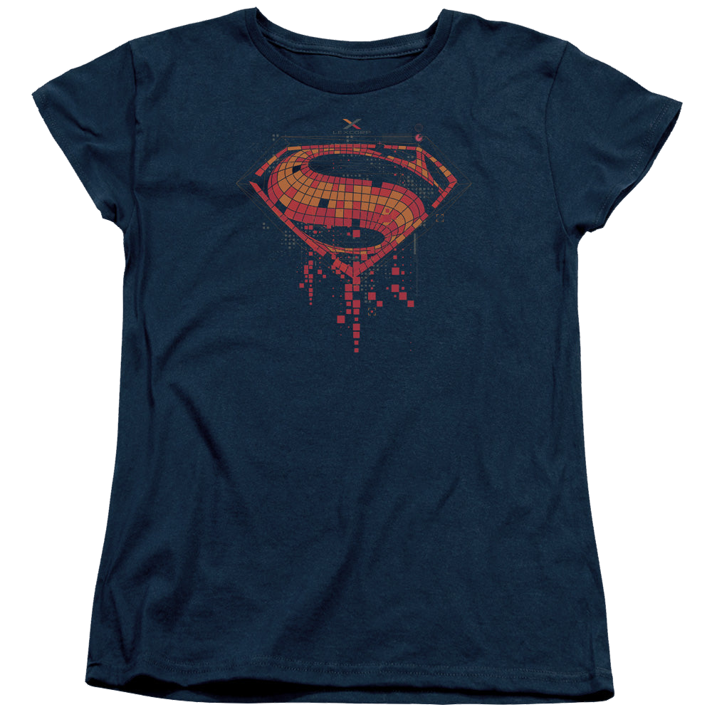 Batman v Superman Tech Super Logo - Women's T-Shirt Women's T-Shirt Batman   