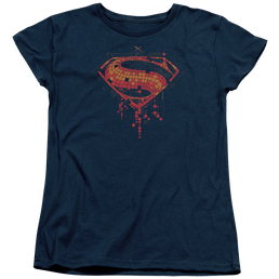 Batman v Superman Tech Super Logo - Women's T-Shirt Women's T-Shirt Batman   