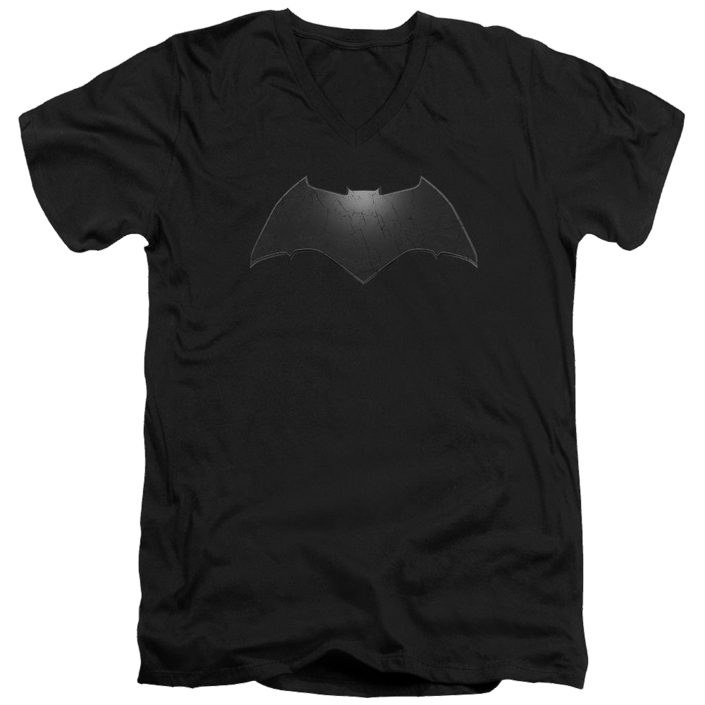 Batman v Superman Beveled Bat Logo - Men's V-Neck T-Shirt Men's V-Neck T-Shirt Batman   