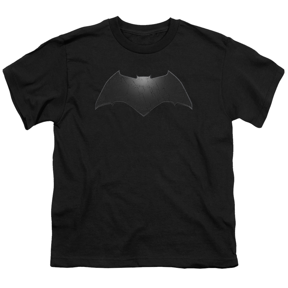 Batman v Superman Beveled Bat Logo - Youth T-Shirt Youth T-Shirt (Ages 8-12) Batman   