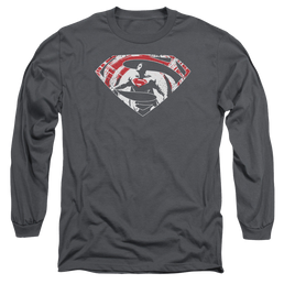 Batman v Superman Super Splatter Logo - Men's Long Sleeve T-Shirt Men's Long Sleeve T-Shirt Batman   