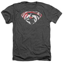 Batman v Superman Super Splatter Logo - Men's Heather T-Shirt Men's Heather T-Shirt Batman   
