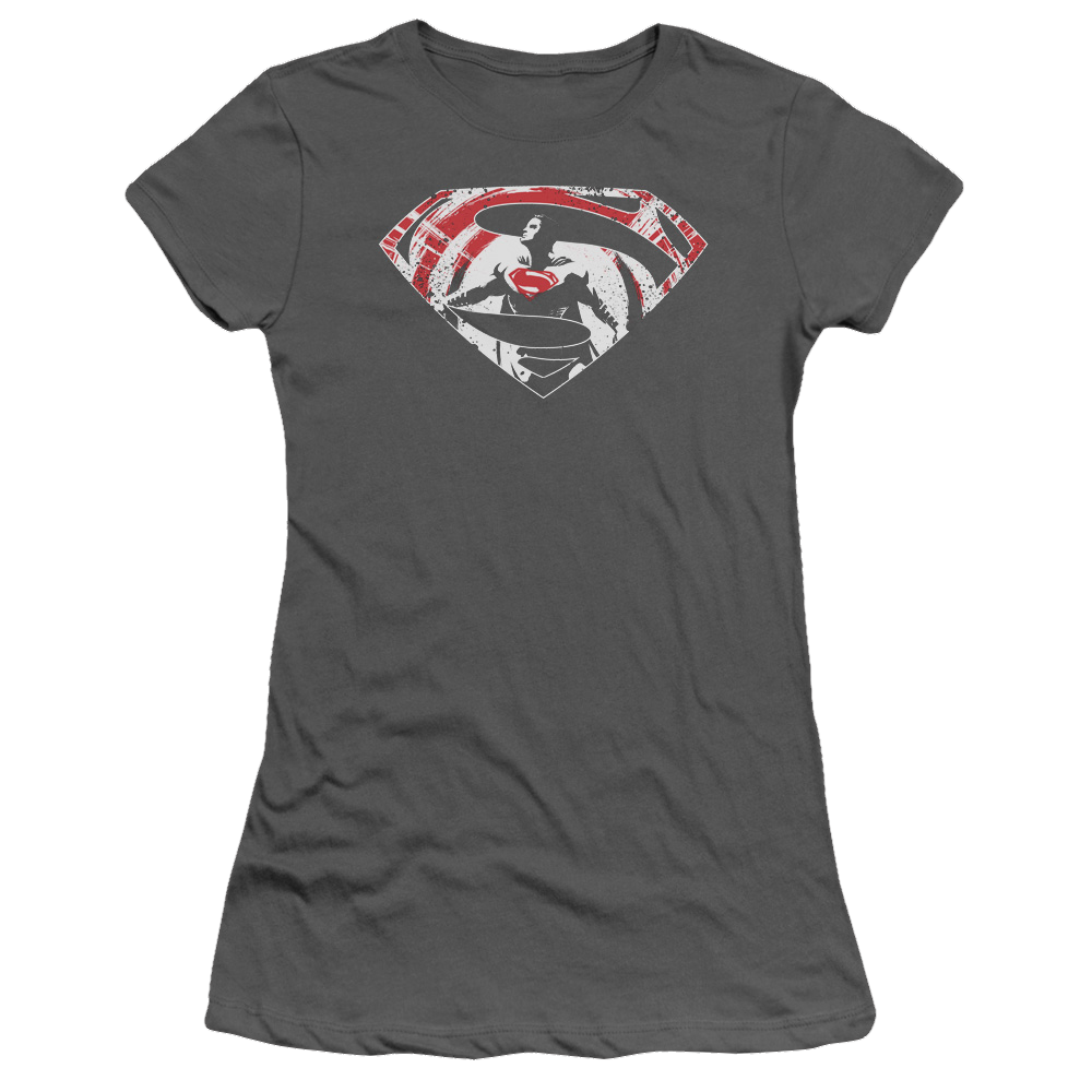 Batman v Superman Super Splatter Logo - Juniors T-Shirt Juniors T-Shirt Batman   