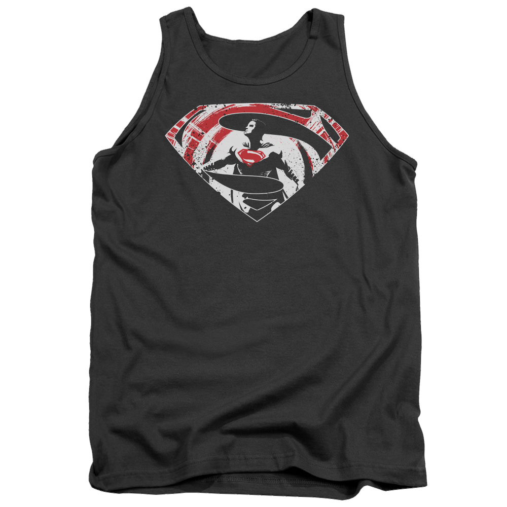 Batman v Superman Super Splatter Logo - Men's Tank Top Men's Tank Batman   