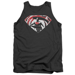 Batman v Superman Super Splatter Logo - Men's Tank Top Men's Tank Batman   