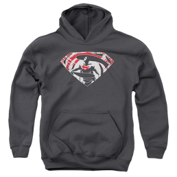 Batman v Superman Super Splatter Logo - Youth Hoodie Youth Hoodie (Ages 8-12) Batman   