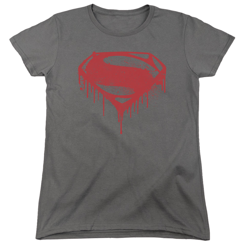 Batman v Superman Splattered - Women's T-Shirt Women's T-Shirt Batman   