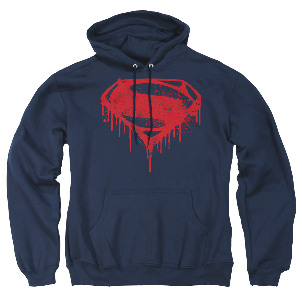 Batman v Superman Splattered - Pullover Hoodie Pullover Hoodie Batman   