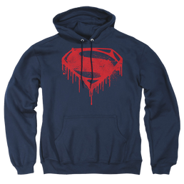 Batman v Superman Splattered - Pullover Hoodie Pullover Hoodie Batman   