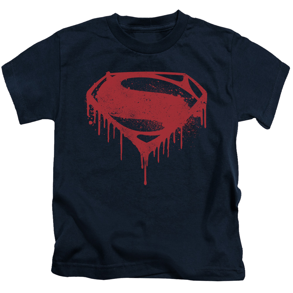 Batman v Superman Splattered - Kid's T-Shirt Kid's T-Shirt (Ages 4-7) Batman   