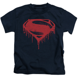 Batman v Superman Splattered - Kid's T-Shirt Kid's T-Shirt (Ages 4-7) Batman   