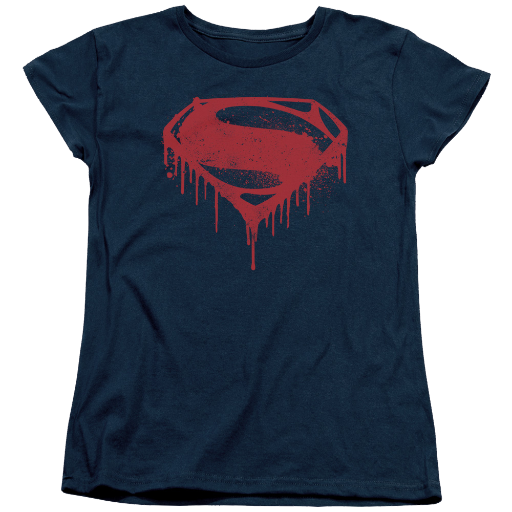 Batman v Superman Splattered - Women's T-Shirt Women's T-Shirt Batman   