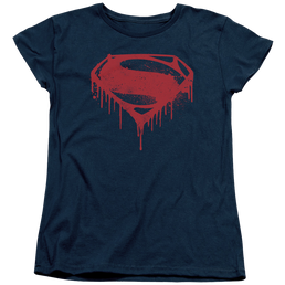 Batman v Superman Splattered - Women's T-Shirt Women's T-Shirt Batman   