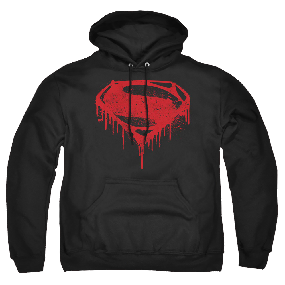 Batman v Superman Splattered - Pullover Hoodie Pullover Hoodie Batman   